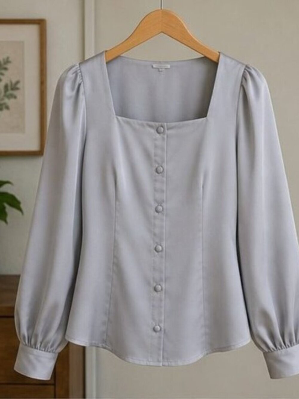 Gray Cami Blouse